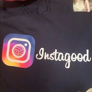 Women’s Luckydog volleyball sweatshirt hoodie S